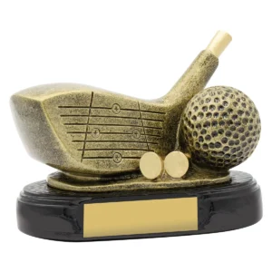 Gold golf - mini driver with resin construction
