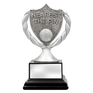 Silver golf - nearest the pin with resin construction