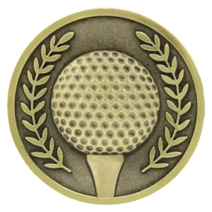 Gold golf prestige with metal construction