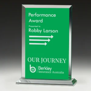 Green green billboard with glass construction
