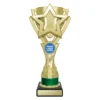 x505b-green Green green kudos cup with plastic / marble construction