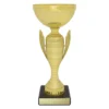 cup160b-gold Gold guardian cup with plastic / metal / marble construction