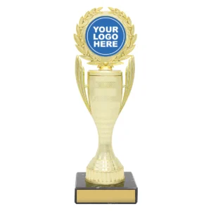 Gold guardian cups with plastic / marble construction