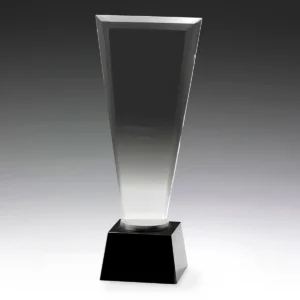 Hallmark award with crystal / metal construction