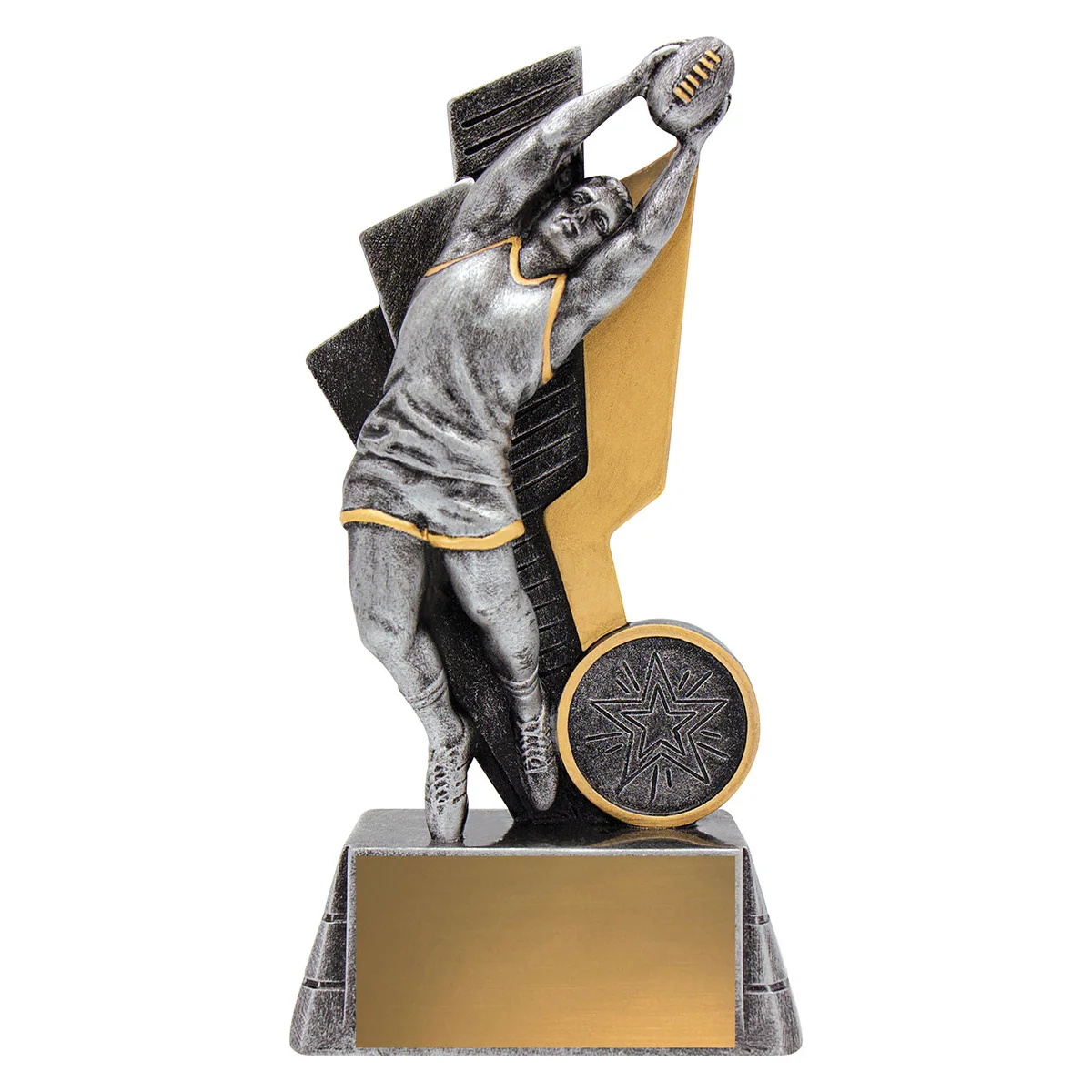 -gold Silver / gold harrier - male with resin construction