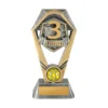-gold Silver / gold hex stand - 1st with resin construction