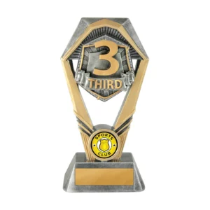 Silver / gold hex stand - 1st with resin construction