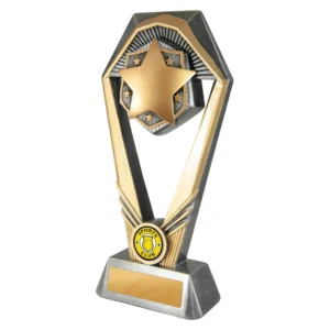 Silver / gold hex tower - achievement with resin construction