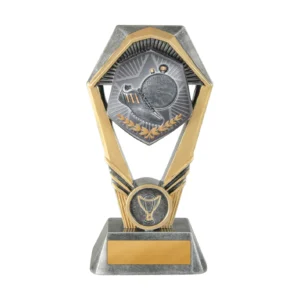 Silver / gold hex tower-athletics with resin construction