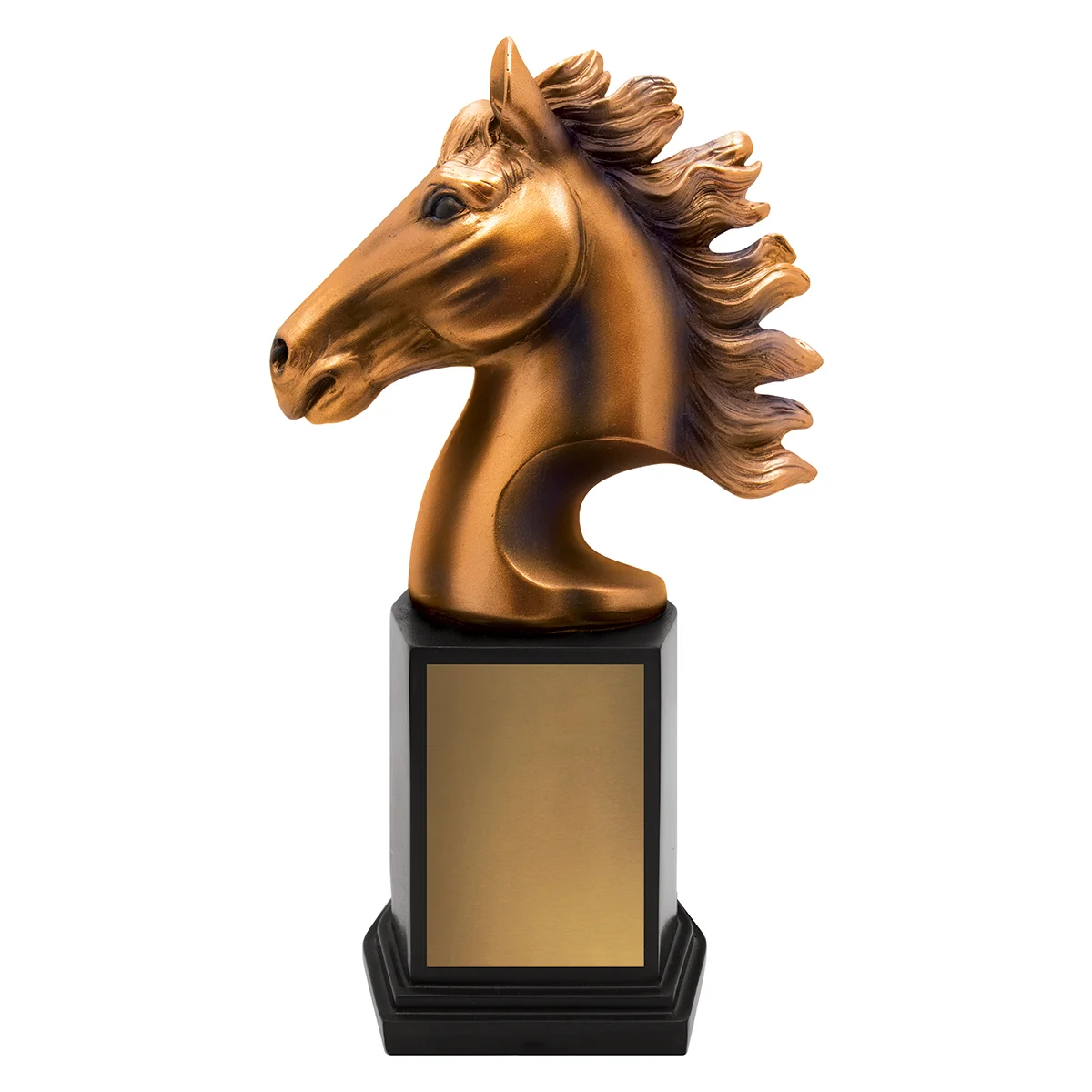 a3500a-bronze Bronze horse zenith award with resin construction