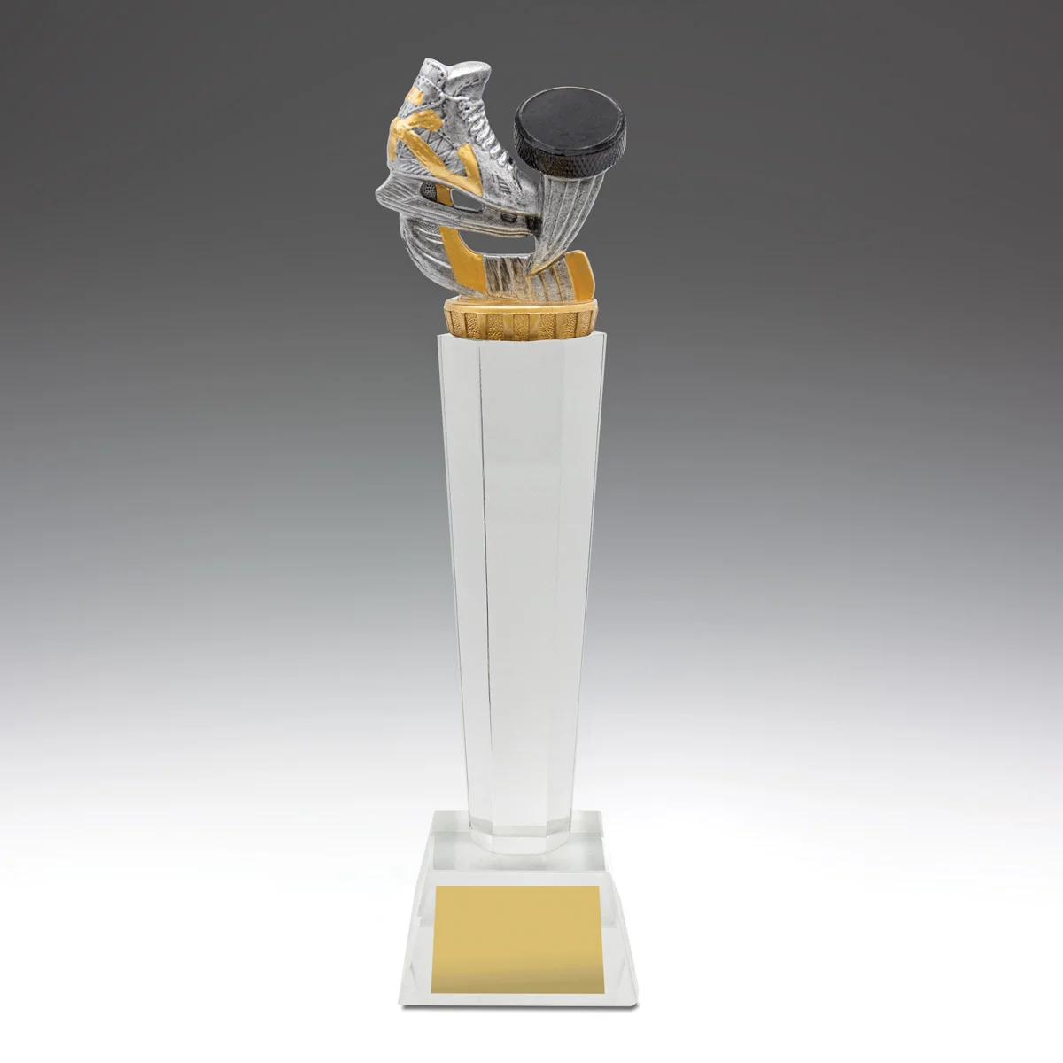 uc50a-grey-bg Ice hockey crystal with crystal construction
