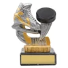 Black ice hockey marble with marble construction