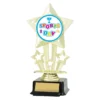 Gold icon star - sports day with plastic construction