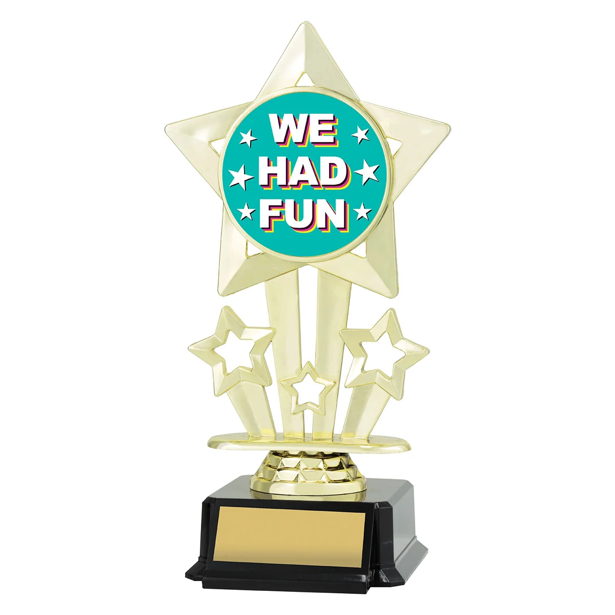 Gold icon star - we had fun with plastic construction