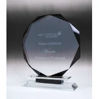 Clear / red ignite glass-round with glass construction