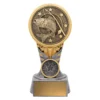 -gold Silver / gold ikon - fishing with resin construction