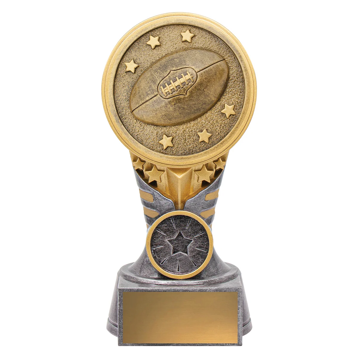 -gold Silver / gold ikon - footy with resin construction