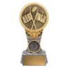 -gold Silver / gold ikon - goal focus with resin construction