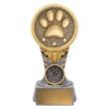 kn279a-silver-and-gold Silver & gold ikon - pet appreciation with resin construction