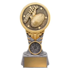 Silver & gold ikon - tag with resin construction