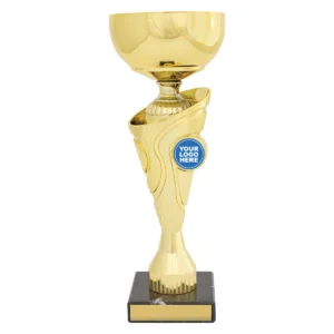 Gold inspire cup with plastic / metal / marble construction