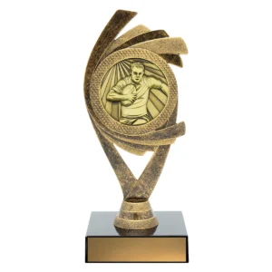 Gold juno - male player with plastic / timber construction