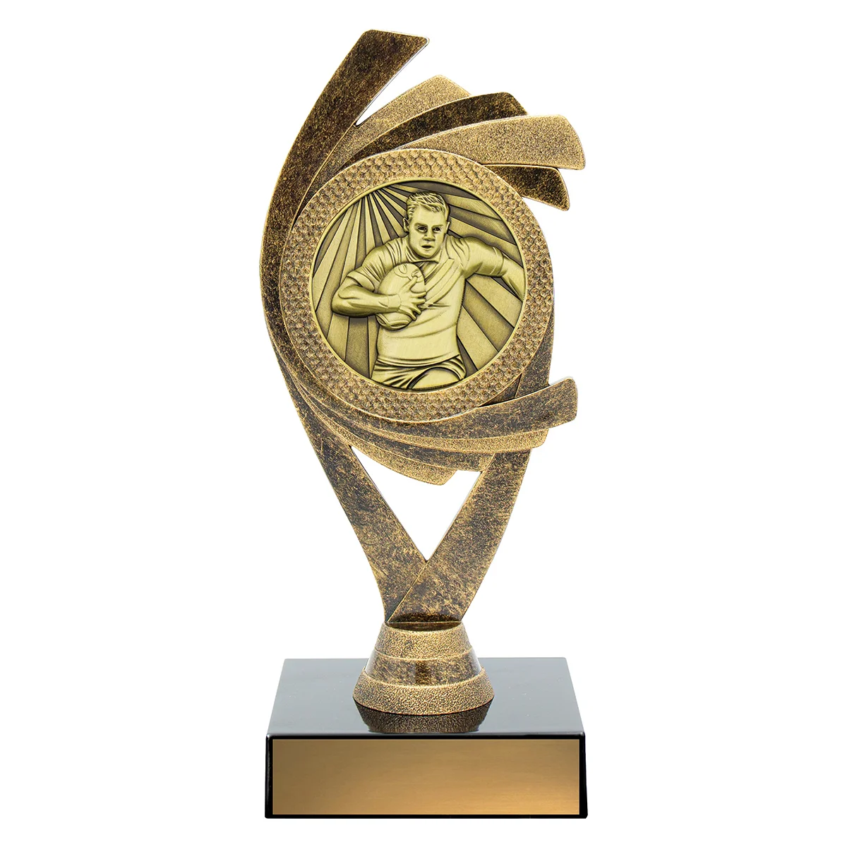 Gold juno - male player with plastic / timber construction