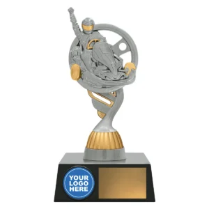 Silver logo series - go kart with plastic construction
