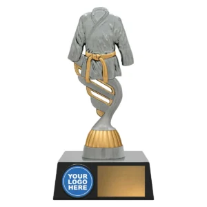 Silver logo series - martial arts with plastic construction