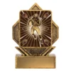 la055-gold Gold lynx arrow - american football with resin construction