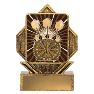 Gold lynx arrow - darts with resin construction