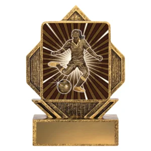 Gold lynx arrow - female with resin construction
