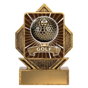 Gold lynx arrow - golf with resin construction
