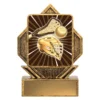la063-gold Gold lynx arrow - lacrosse with resin construction
