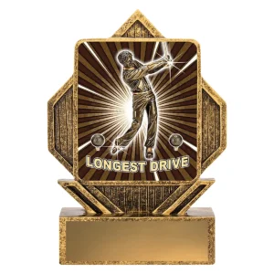 Gold lynx arrow - longest drive with resin construction
