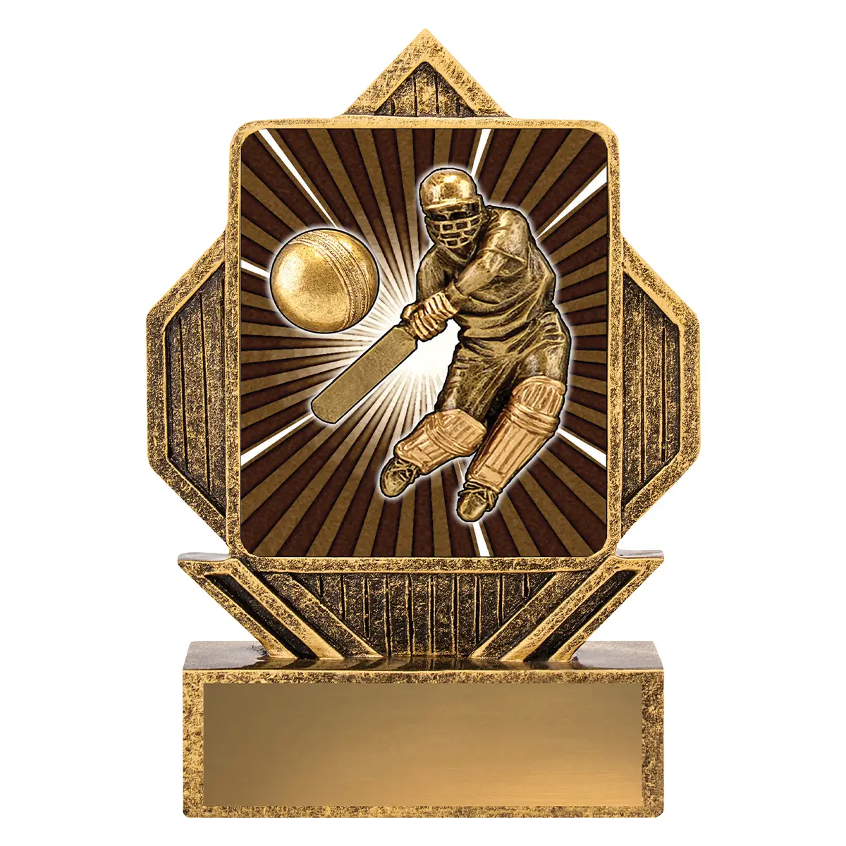 la014-gold Gold lynx arrow - male batting with resin construction