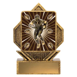 Gold lynx arrow - rugby male with resin construction