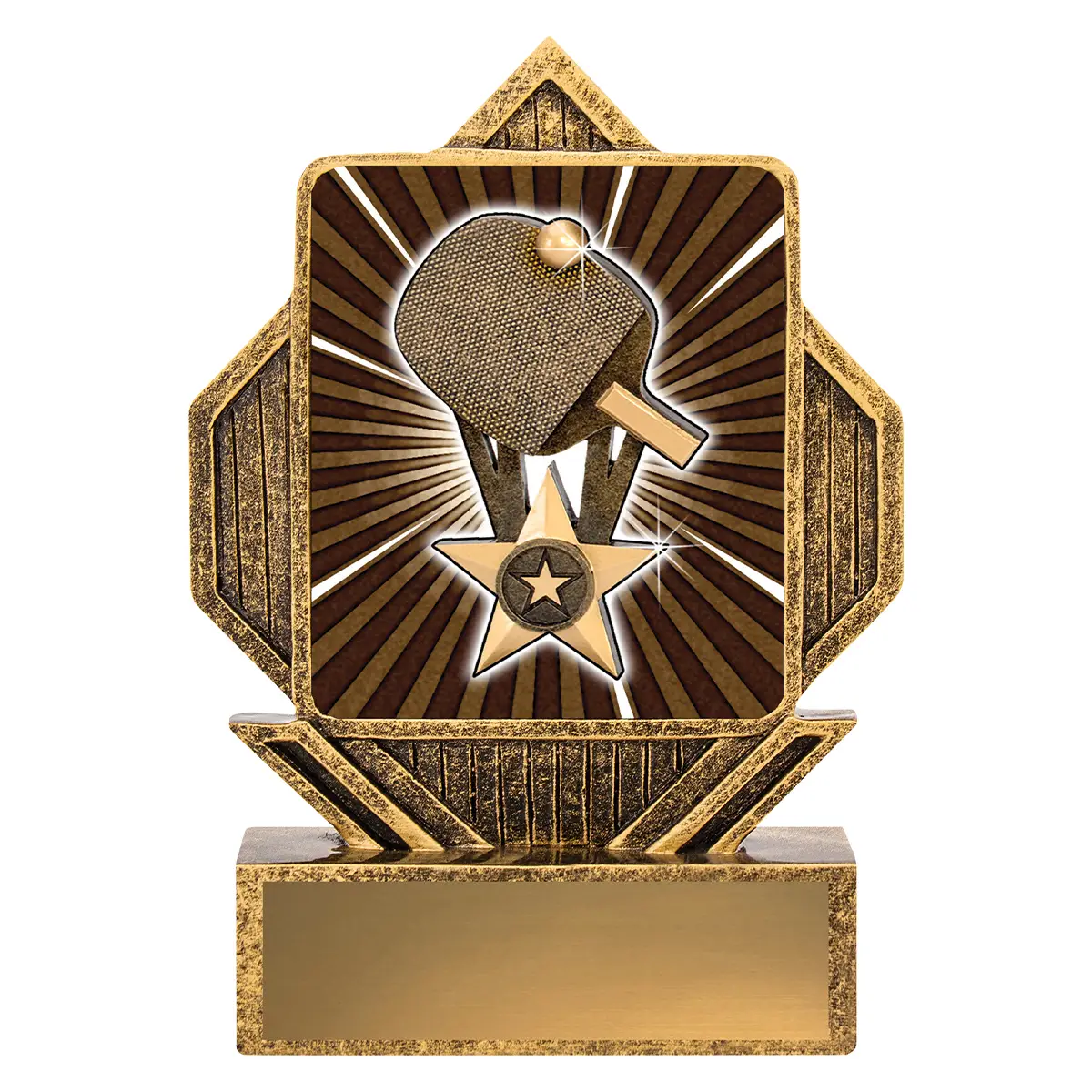 la066-gold Gold lynx arrow - table tennis with resin construction