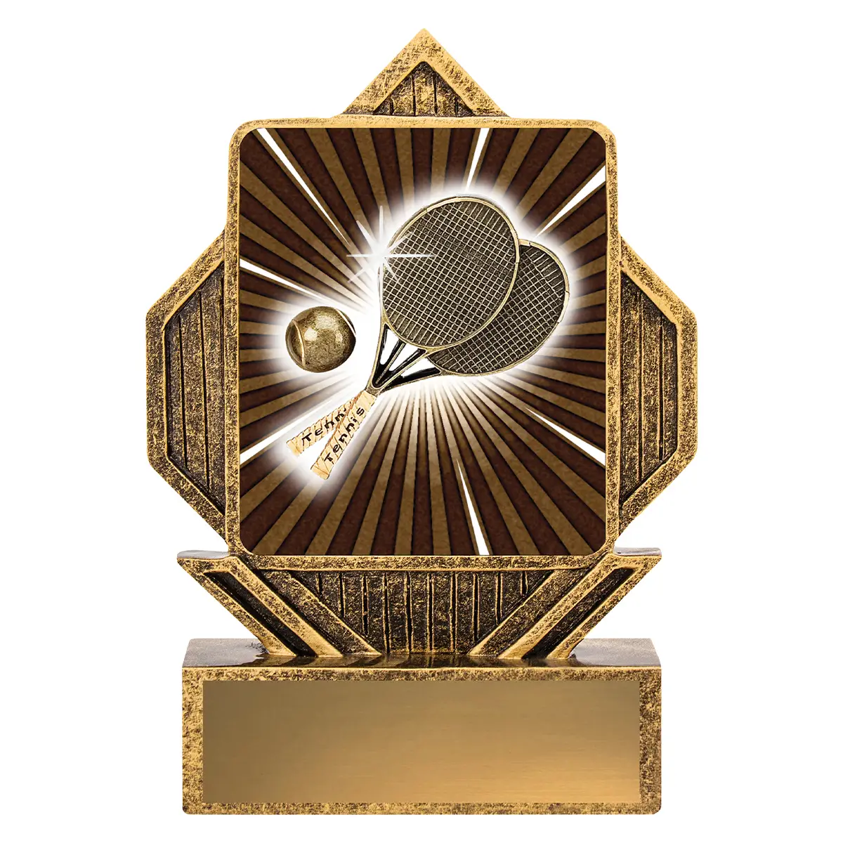 Gold lynx arrow - tennis with resin construction