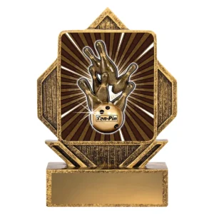 Gold lynx arrow - tenpin with resin construction