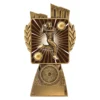 lr011a-gold Gold lynx - cricket bowler with resin construction