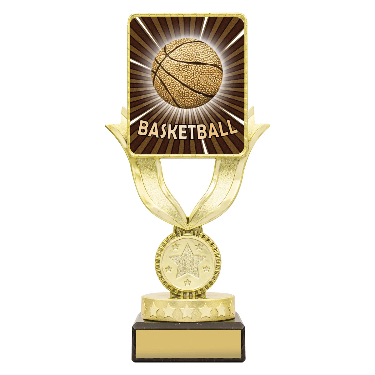 Black lynx sentry - basketball with plastic / marble construction