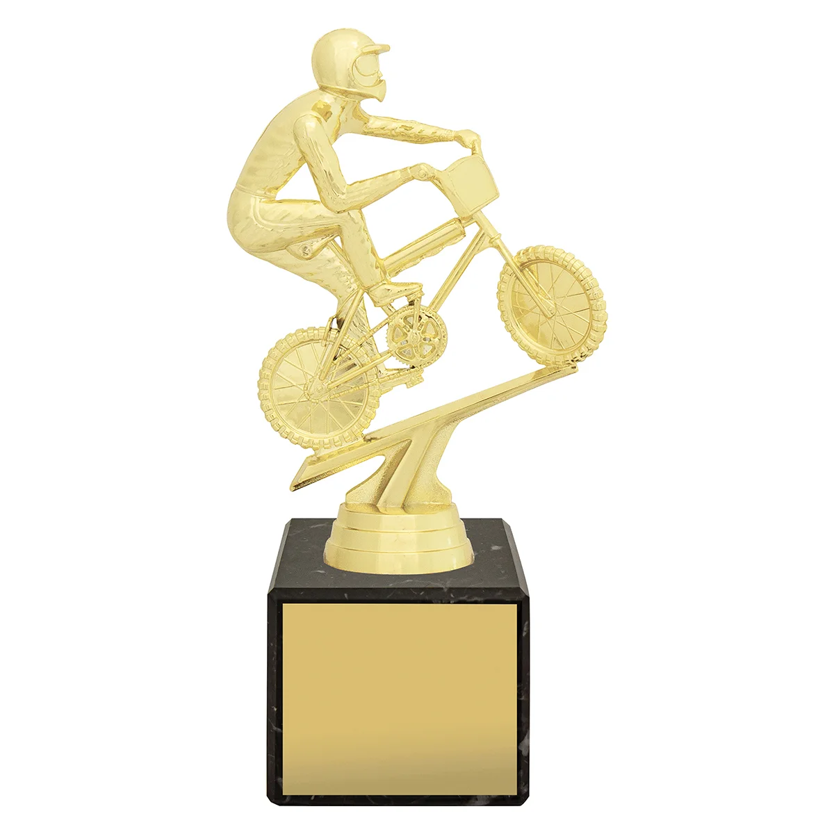 Gold marble column - bmx with plastic / marble construction