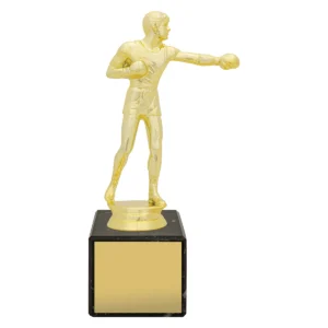 Gold marble column - boxing with plastic / marble construction