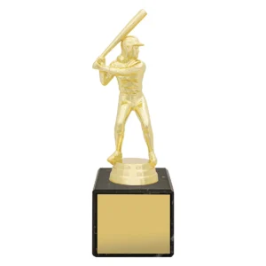 Gold marble column - female softball with plastic / marble construction