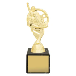 Gold marble column - go kart with plastic / marble construction