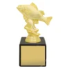 y8102a-gold Gold marble column - perch with plastic / marble construction