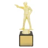y8067a-gold Gold marble column - pistol with plastic / marble construction