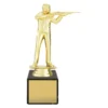 y8074a-gold Gold marble column - rifle with plastic / marble construction