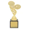 Gold marble column - table tennis with plastic / marble construction